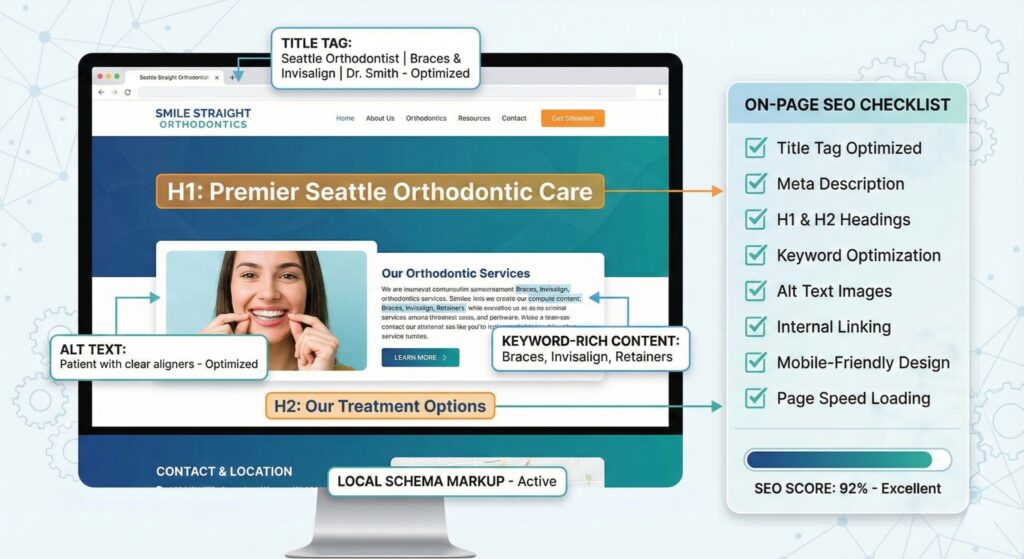 On-Page SEO Optimization for Orthodontic Websites